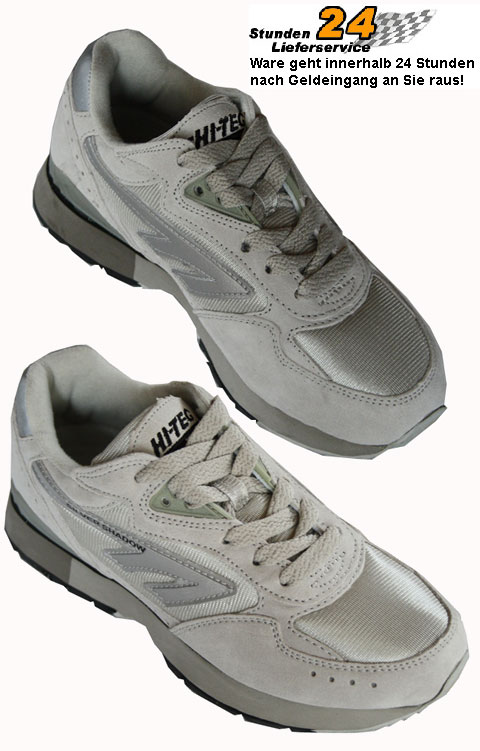 HI-TEC-Sneaker-Turnschuhe-Silver-Shadow-silber-grau-35